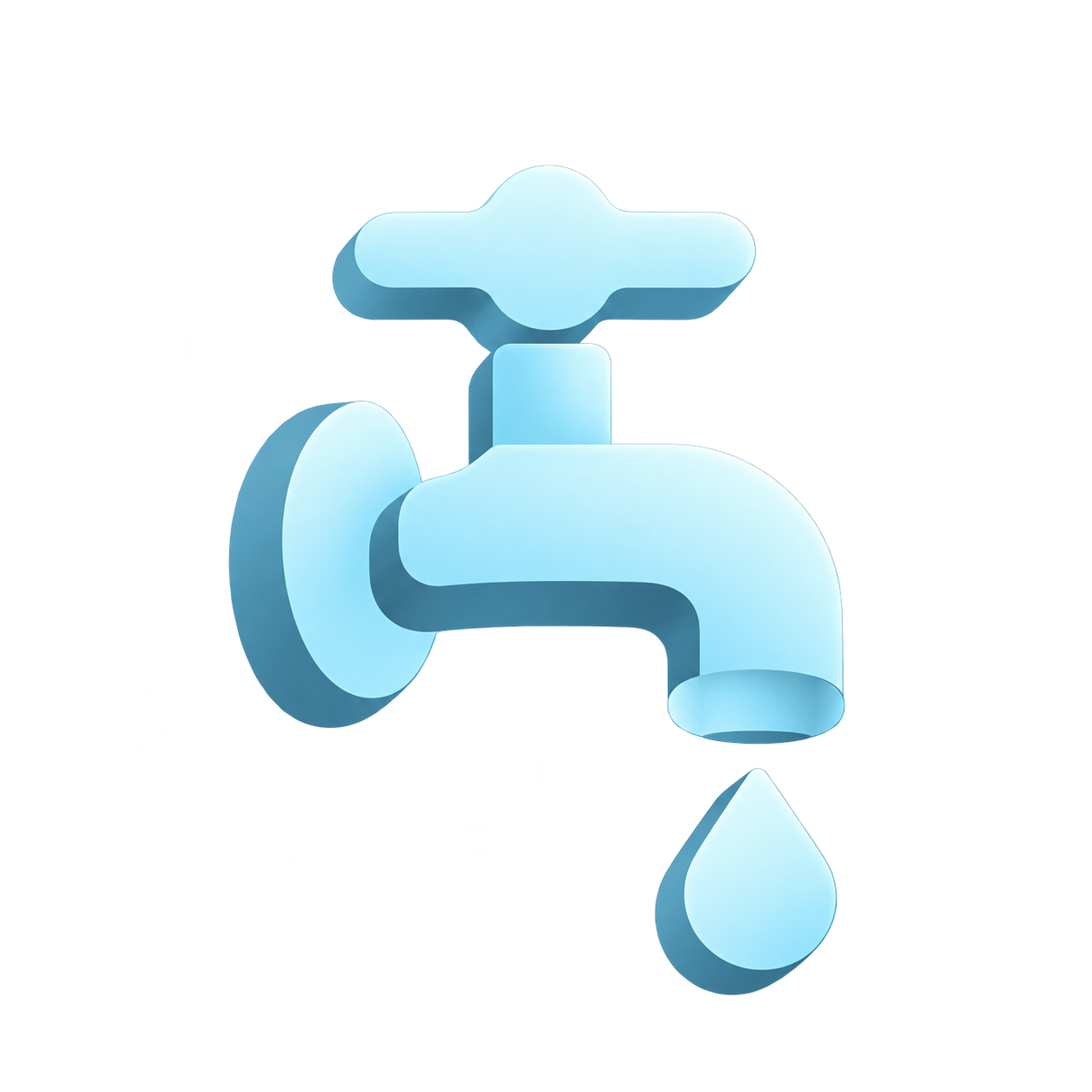 Icy blue Stonk Faucet
